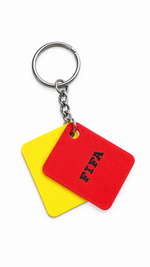 Lade das Bild in den Galerie-Viewer, Fifa Referee Card Keychain
